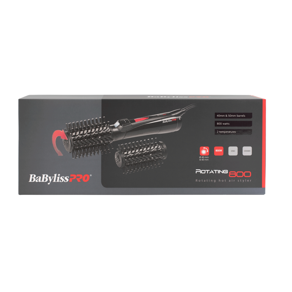 BaByliss PRO Rotating Hot Air Brush Package